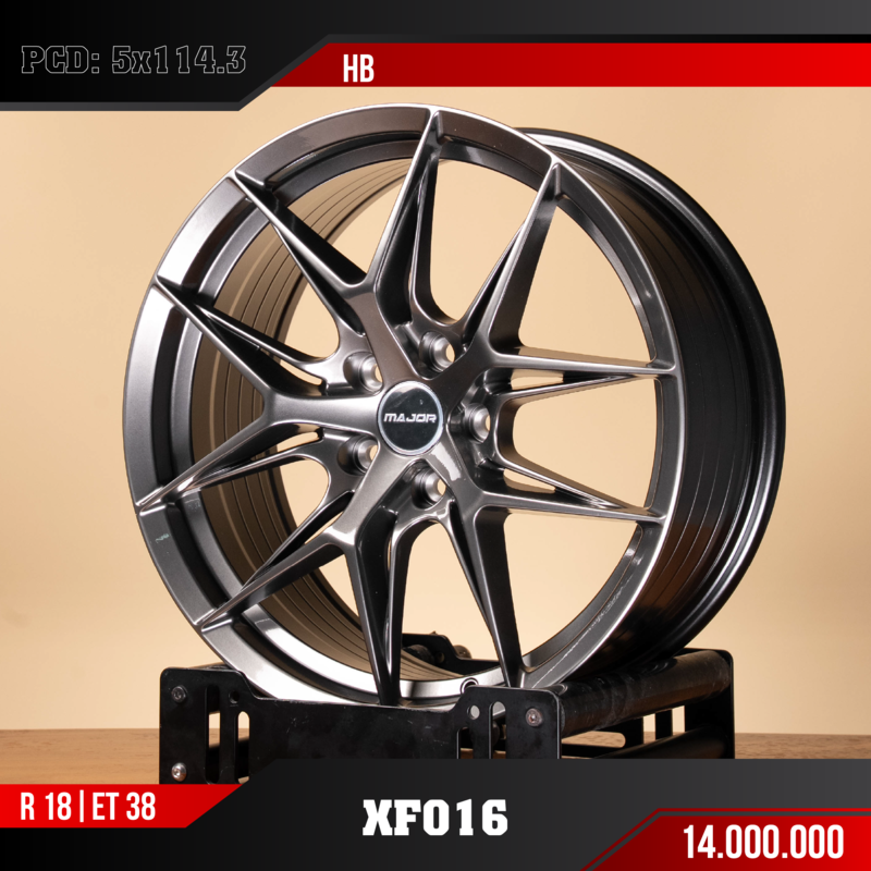 Major Xf016 Hb 18 Inch Et38 Mâm MAJOR XF016 HB 18 Inch ET38