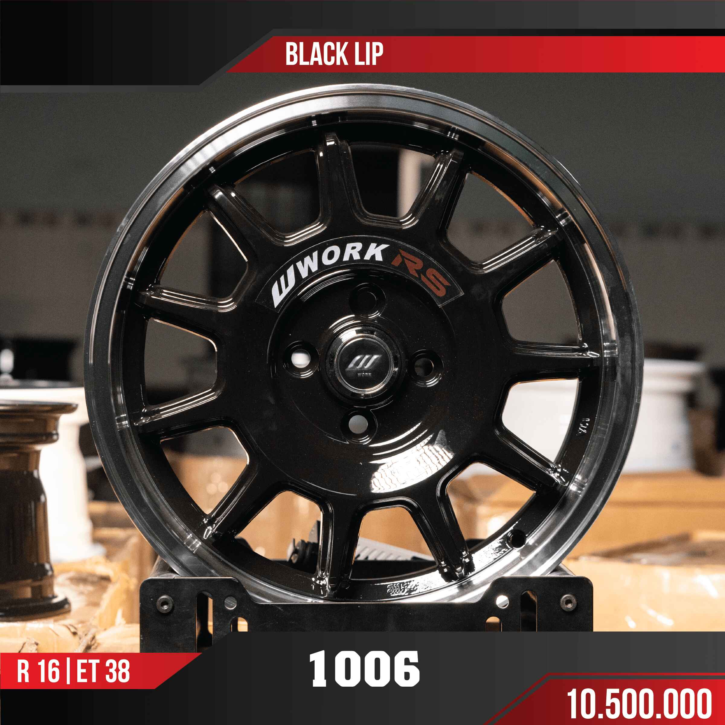 MÂM VF3 1006 BLACK LIP 16 INCH ET38