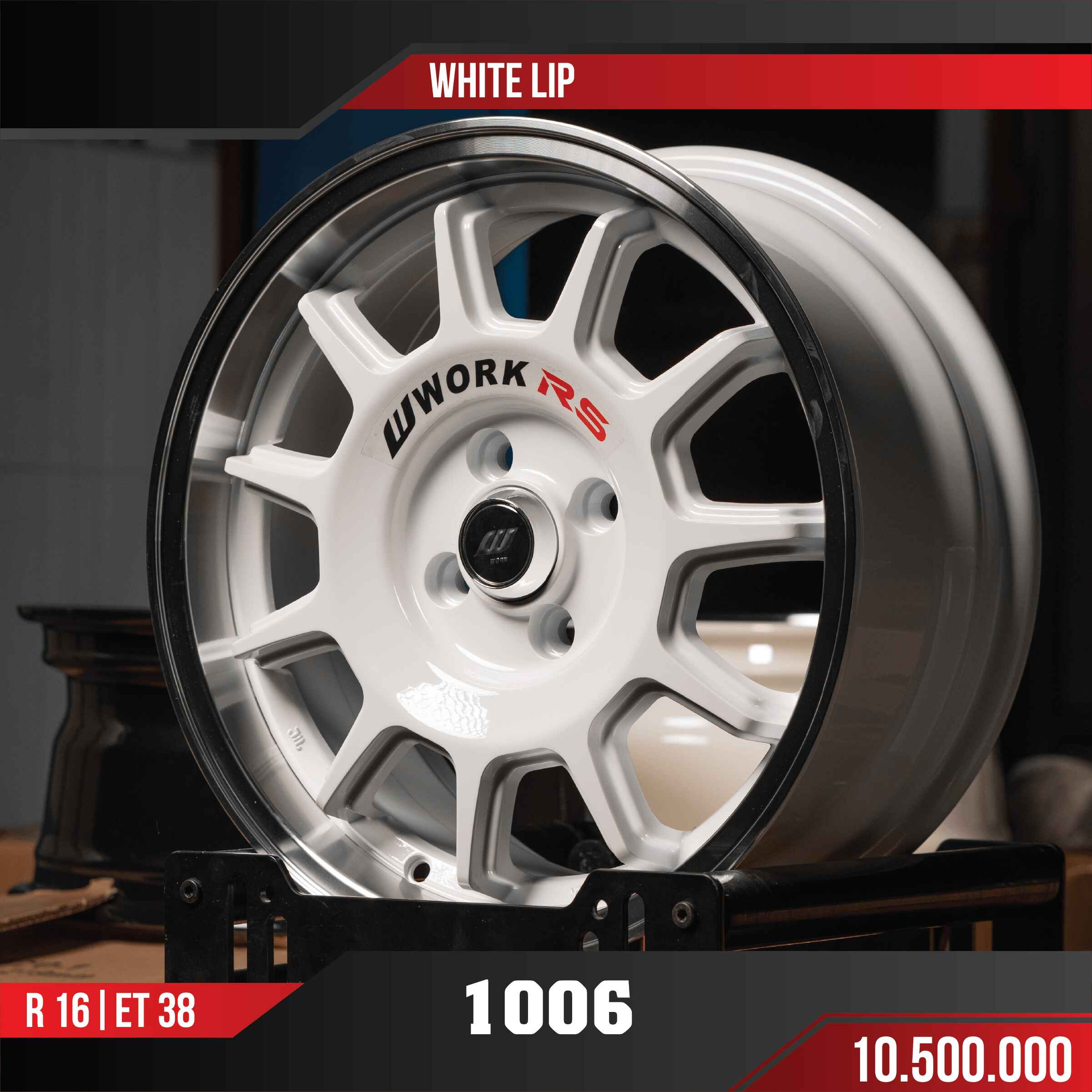 MÂM VF3 1006 WHITE LIP 16 INCH ET38