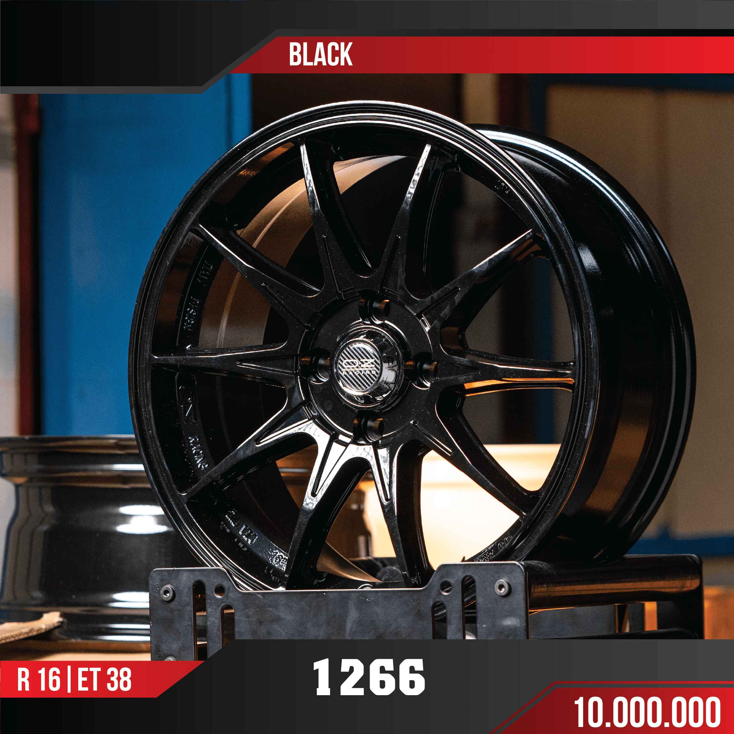 MÂM VF3 1266 BLACK 16 INCH ET38