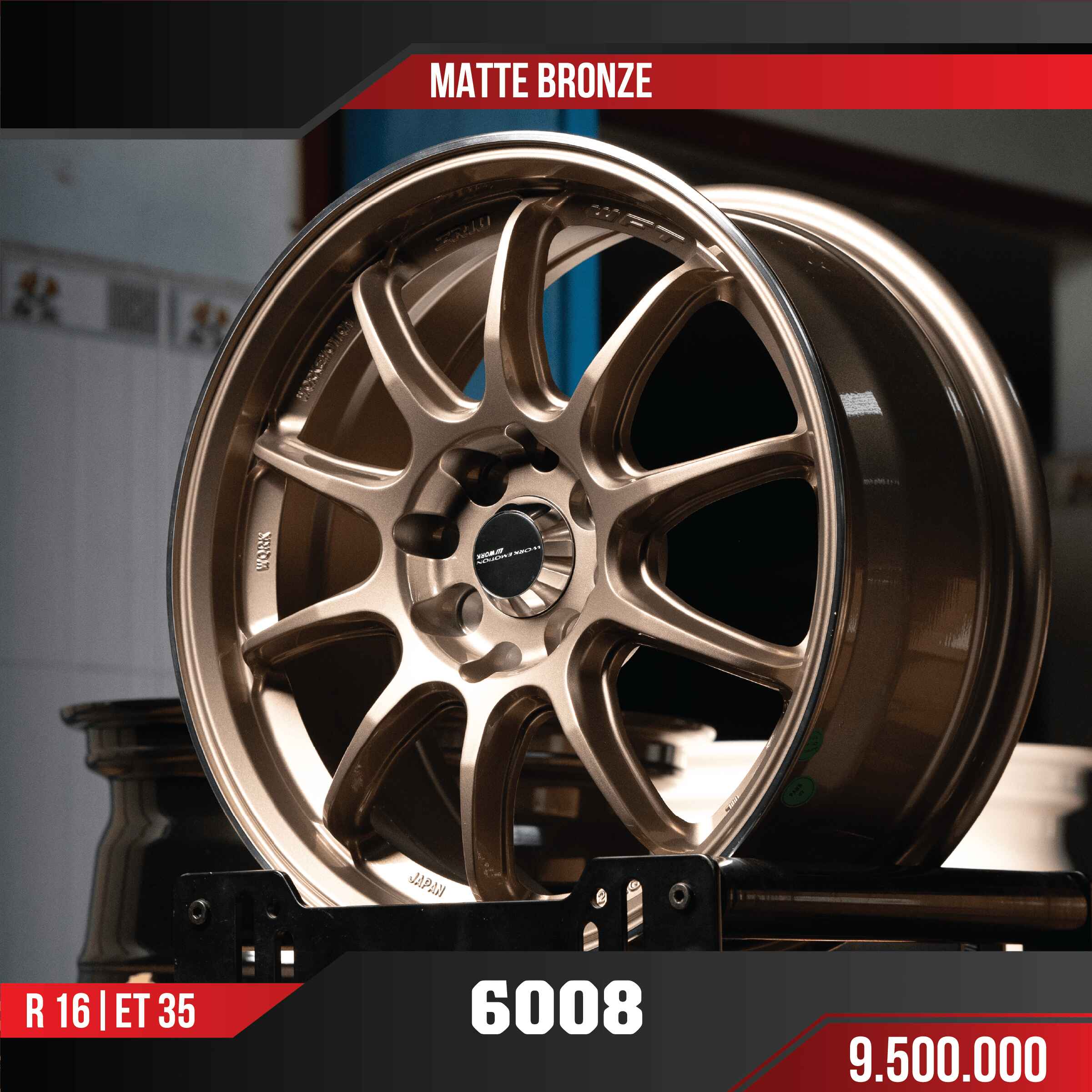 MÂM VF3 6008 MATTE BRONZE 16 INCH ET35
