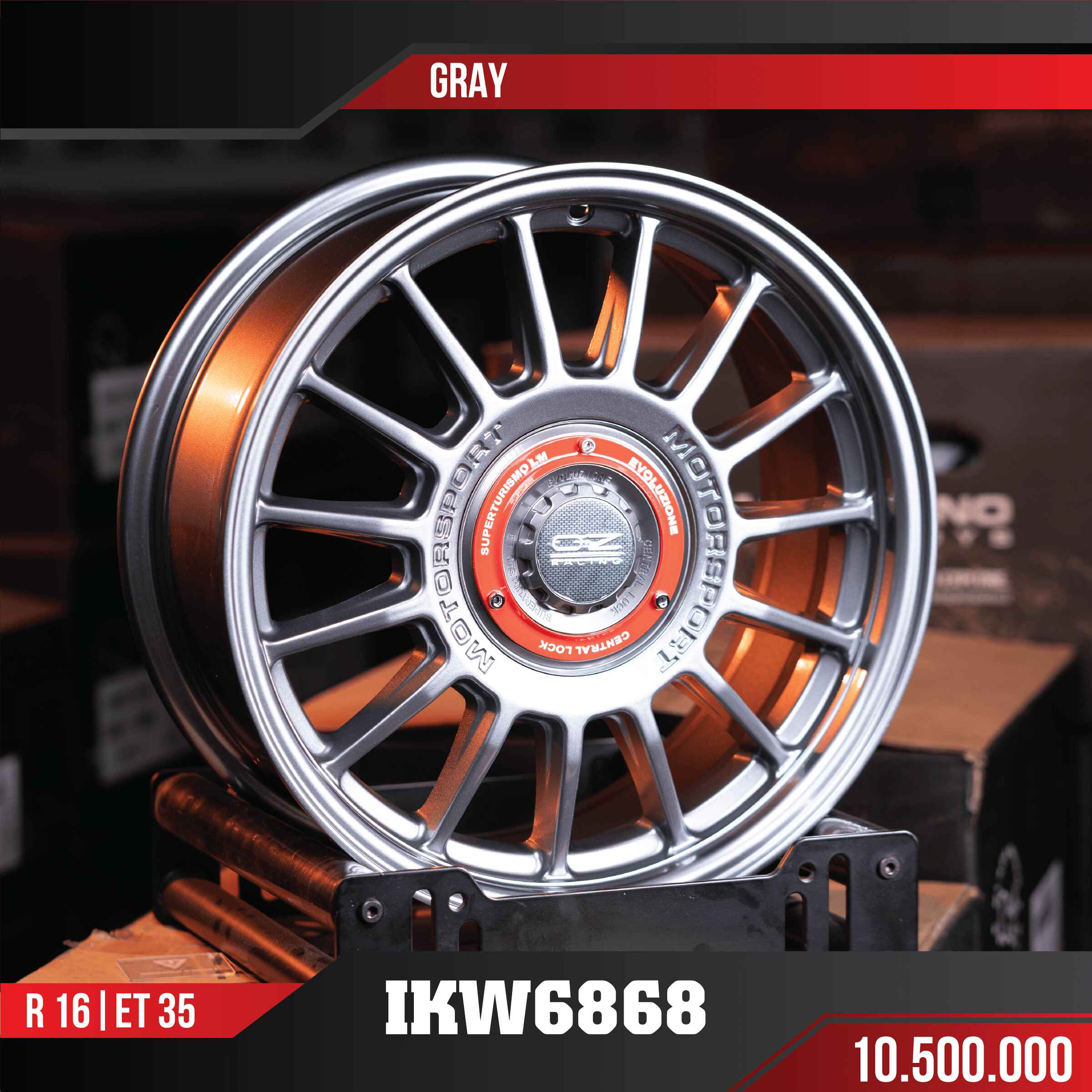 MÂM VF3 IKW6868 HYPER BLACK 16 INCH ET35