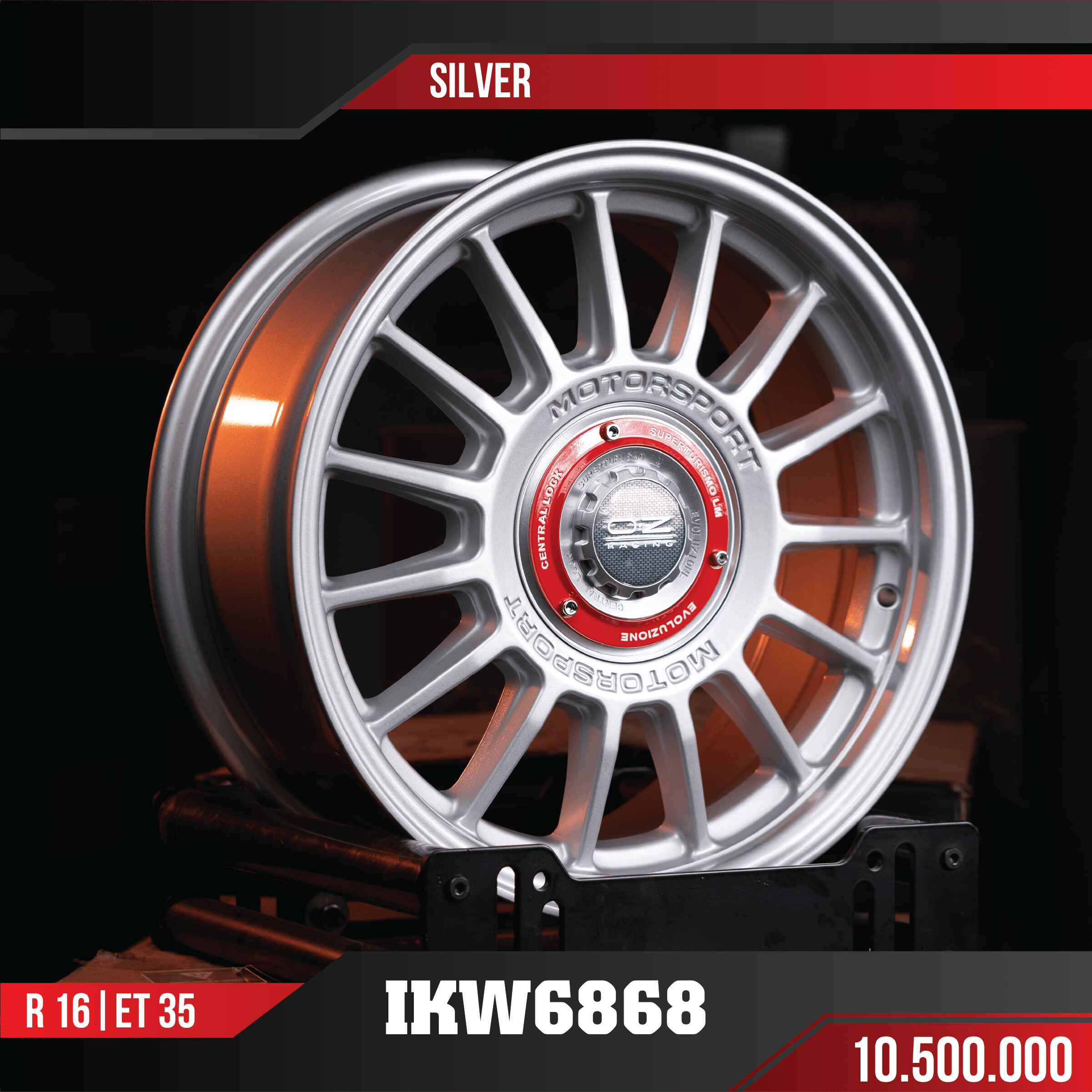 MÂM VF3 IKW6868 SILVER 16 INCH ET35
