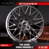 Mâm Oasis Dubai Mission 2 Matte Gunmetal 20 Inch Et0 - Auto365 Bình Dương Mâm Oasis Dubai 20Inch