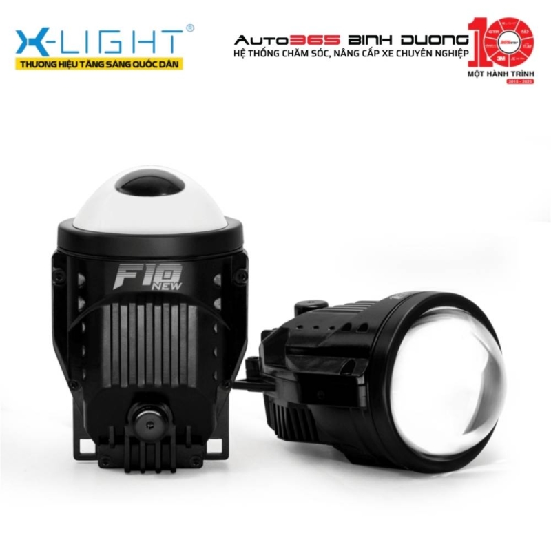 Đèn Bi Gầm X-Light F10 New 2025 phù hợp cho nhiều dòng xe