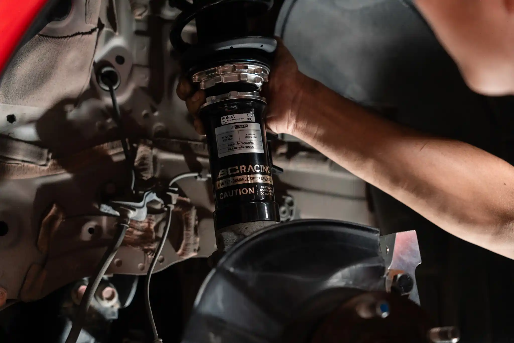 Honda Civic Nâng Cấp Phuộc Bc Racing: Cân Bằng Hoàn Hảo, Đánh Thức Trải Nghiệm Lái Đỉnh Cao - Auto365 Bình Dương civic nang cap phuoc 2