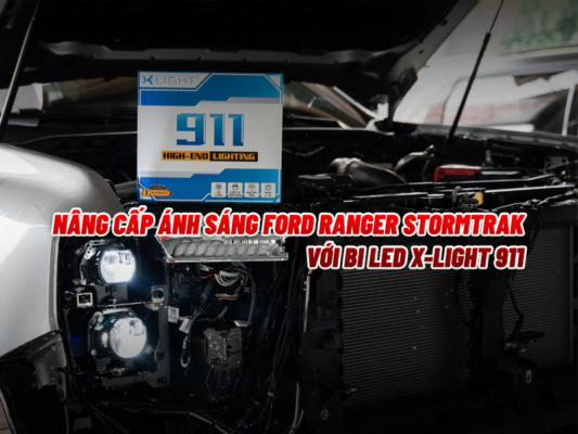 Độ Bi 911 Ford Ranger Stormtrak - Giải Pháp Tăng Sáng Hiệu Quả - An Toàn