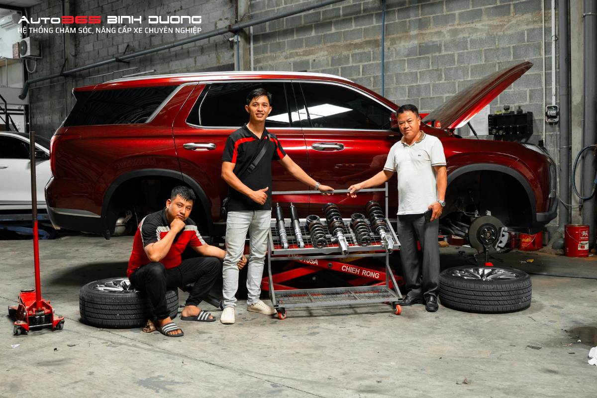 Độ Phuộc NeoTech Cho Hyundai Palisade Nâng Cao Hiệu Suất - AUTO365 BÌNH DƯƠNG Độ phuộc NeoTech cho Hyundai Palisade tại Auto365 Bình Dương miễn phí kiểm tra bảo dưỡng