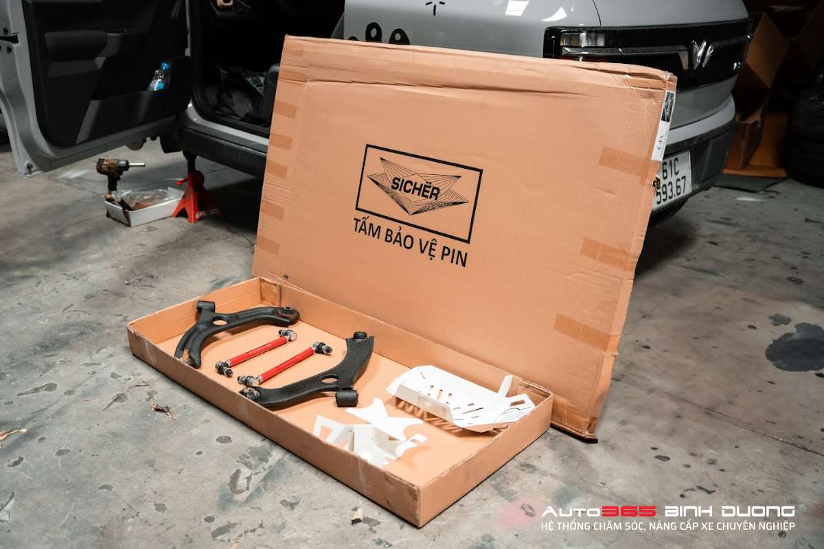 Bộ giáp bảo vệ mô tơ điện VF3 chính hãng