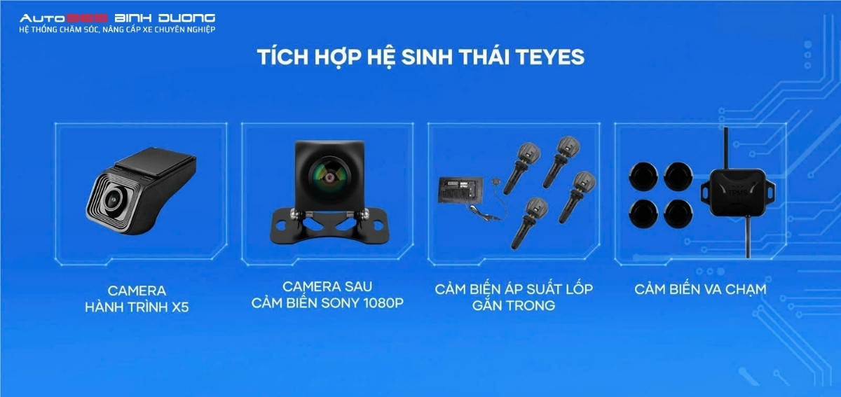 Màn hình Android TEYES CC3L Lite giúp điều khiển và quản lý hệ sinh thái phụ kiện TEYES