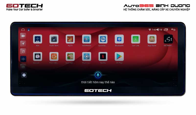 Màn Hình Gotech Evo | Màn Hình Ô Tô Thông Minh - AUTO365 BÌNH DƯƠNG Màn hình Gotech Evo