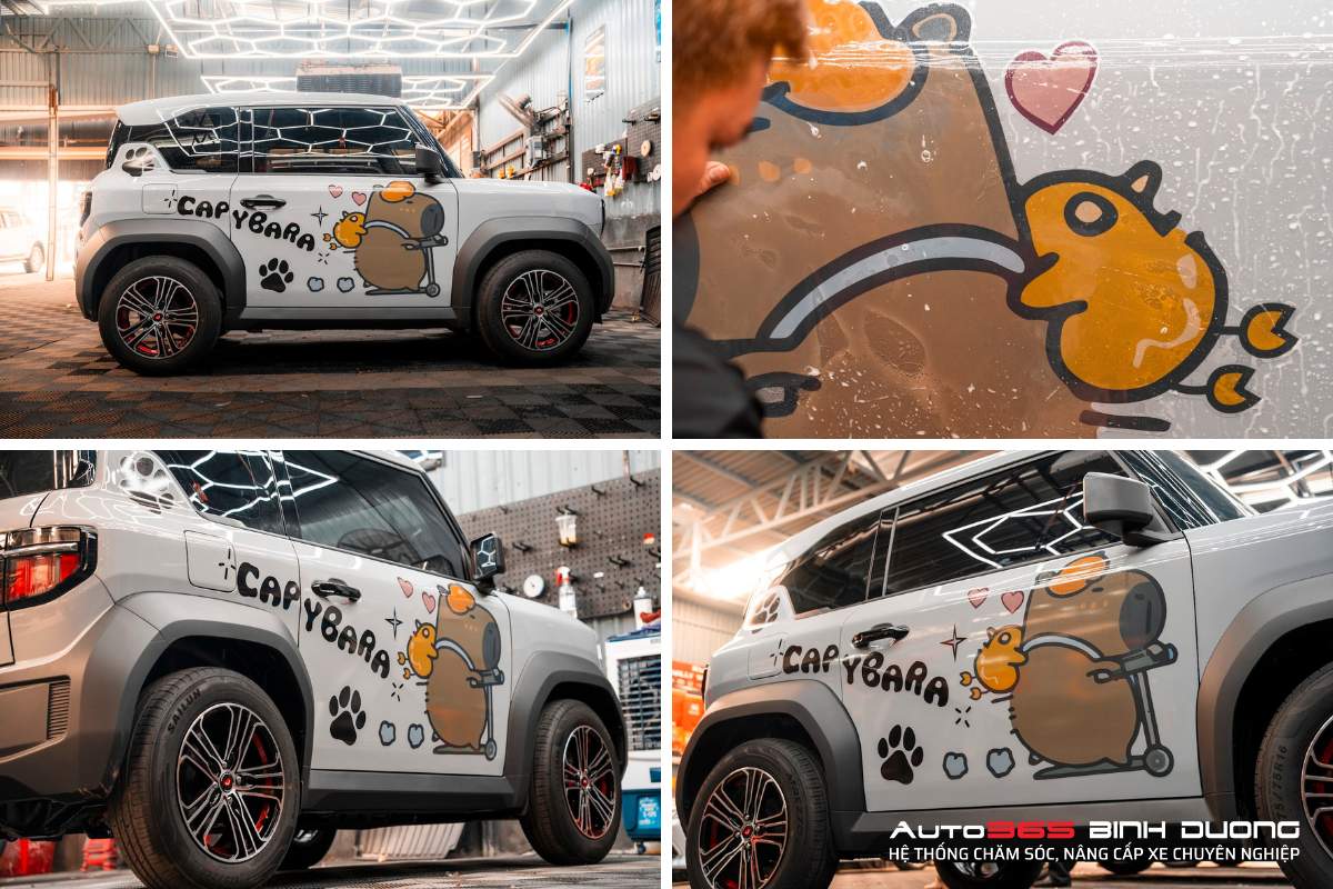 99+ Mẫu Tem VinFast VF3 Độc Đáo Hot 2025 - AUTO365 BÌNH DƯƠNG Thiết kế tem dán VF3 Capybara đáng yêu