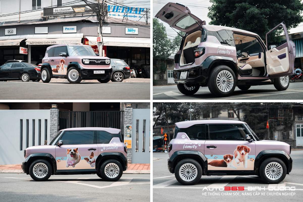 99+ Mẫu Tem VinFast VF3 Độc Đáo Hot 2025 - AUTO365 BÌNH DƯƠNG Mẫu tem dán VF3 cún con dễ thương, trẻ trung