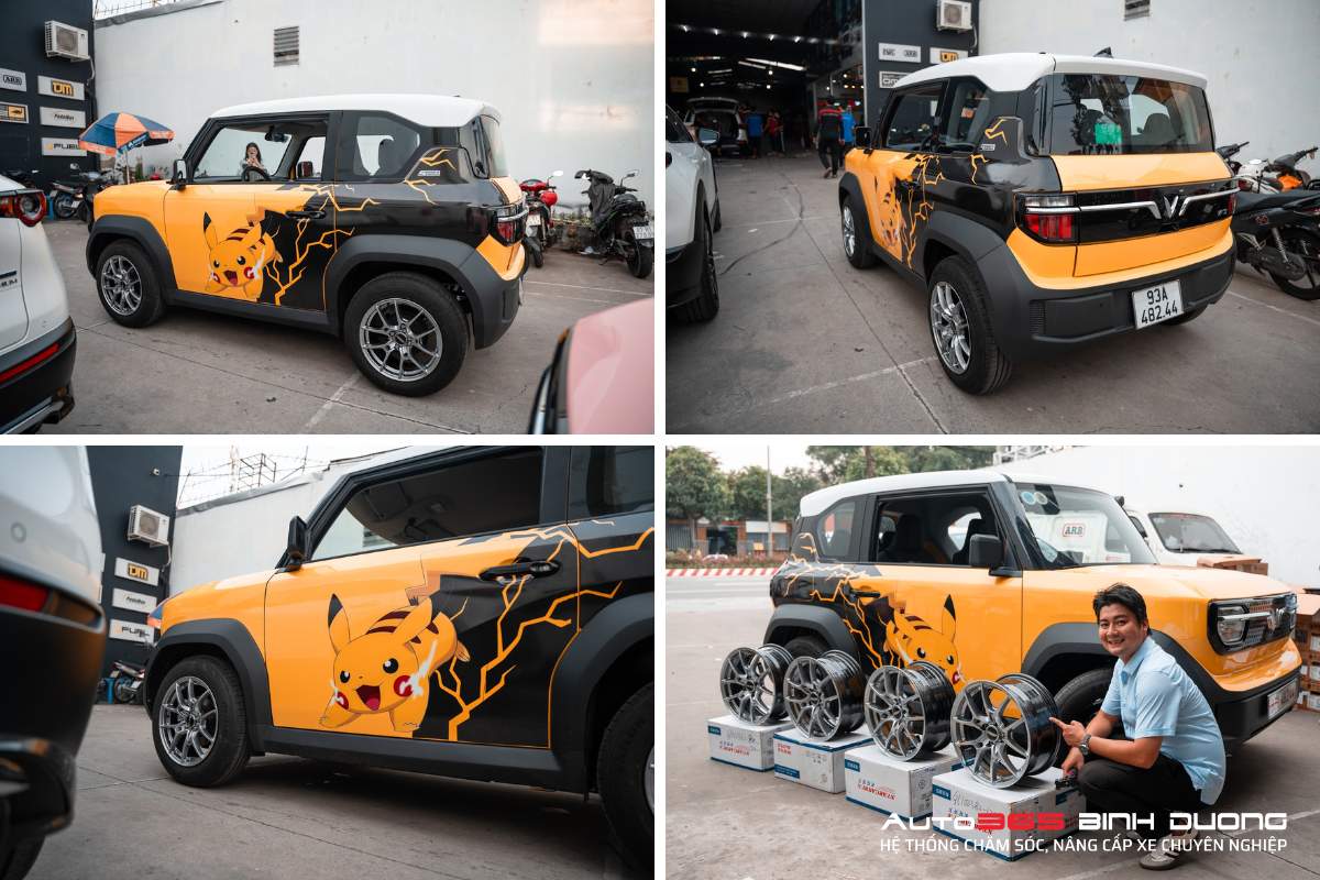 99+ Mẫu Tem VinFast VF3 Độc Đáo Hot 2025 - AUTO365 BÌNH DƯƠNG Thiết kế mẫu tem Vinfast VF3 Pikachu cá tính, thể thao