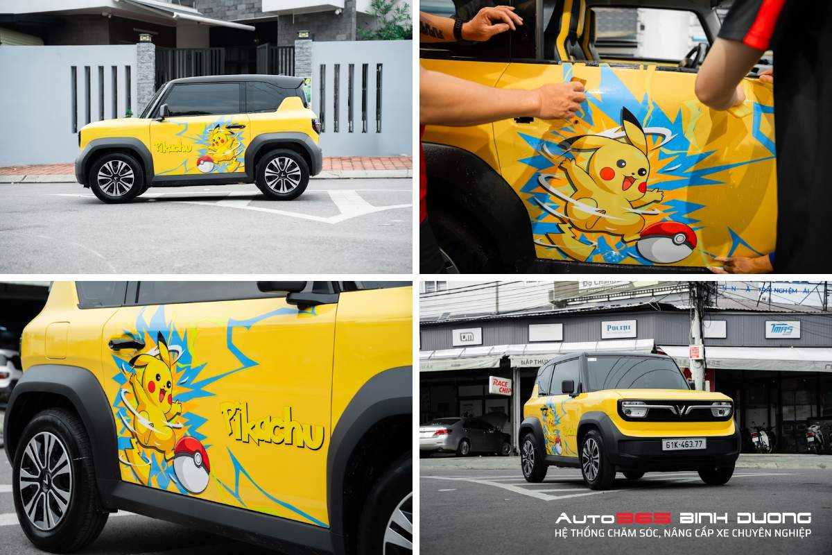99+ Mẫu Tem VinFast VF3 Độc Đáo Hot 2025 - AUTO365 BÌNH DƯƠNG Thiết kế mẫu tem Vinfast VF3 Pikachu ấn tượng