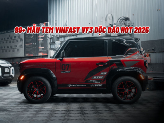 Bộ Sưu Tập 99+ Mẫu Tem VinFast VF3 Độc Đáo Hot 2025