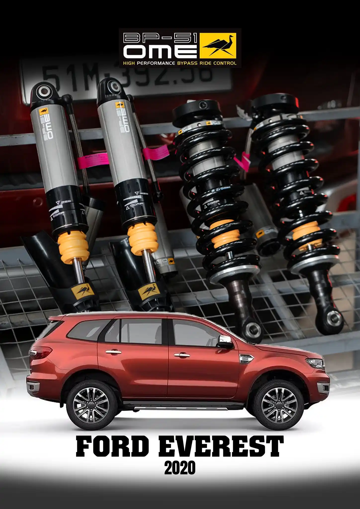 Nâng Cấp Phuộc Ome Bp-51 Cho Ford Everest 2020: &Quot;Vua&Quot; Giảm Xóc Cho Mọi Địa Hình - Auto365 Bình Dương nang cap phuoc bp51 cho xe ban tai 2