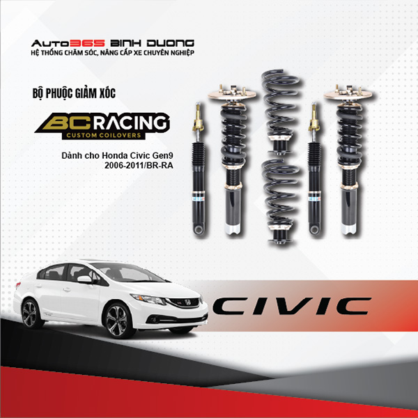 Phuộc BC Racing Honda Civic GEN9 BR-RA Đời 2006-2011