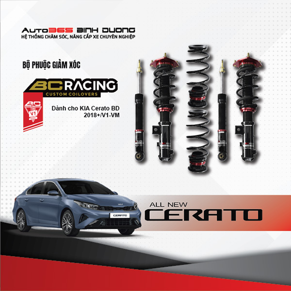 Phuộc BC Racing KIA Cerato BD 2018+ V1-VM