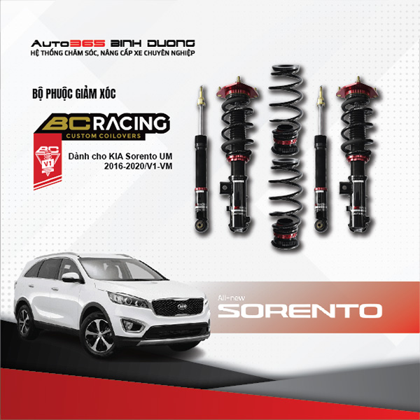 Phuộc BC Racing KIA Sorento UM 2016-2020 V1-VM