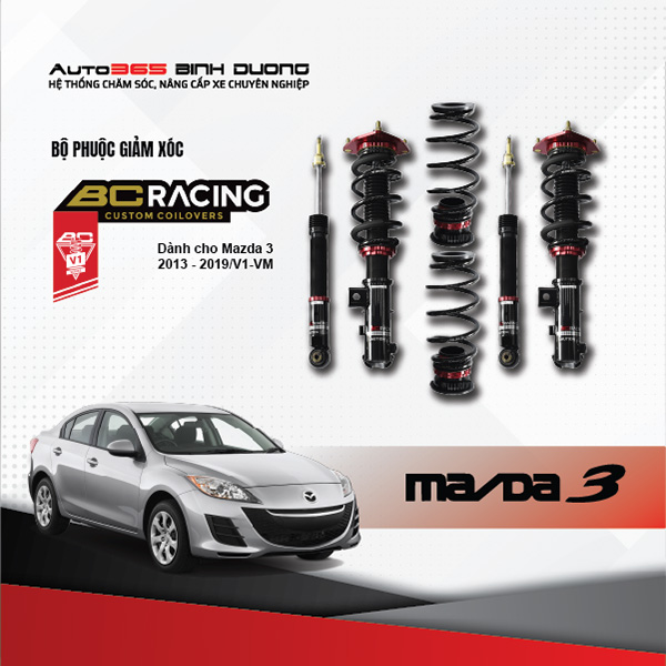Phuộc BC Racing Mazda 3 2013-2019 V1-VM