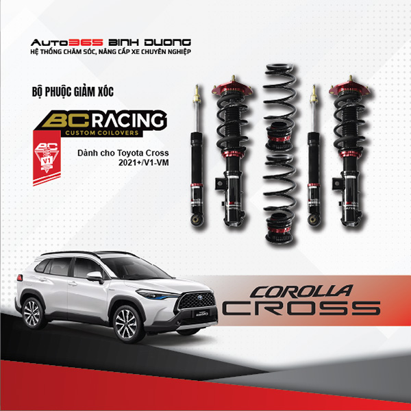 Phuộc BC Racing Toyota Cross 2021+ V1-VM