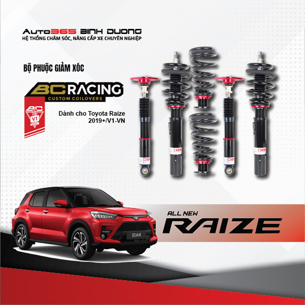 Phuộc BC Racing Toyota Raiza 2019+ V1-VN