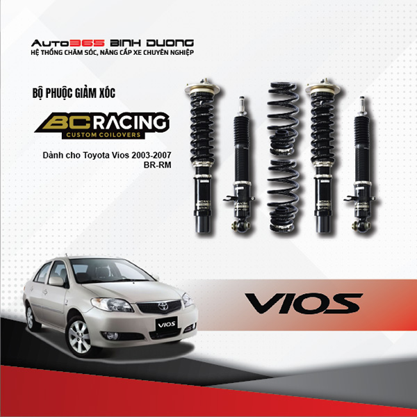 Phuộc BC Racing Toyota Vios 2003-2007 BR-RM