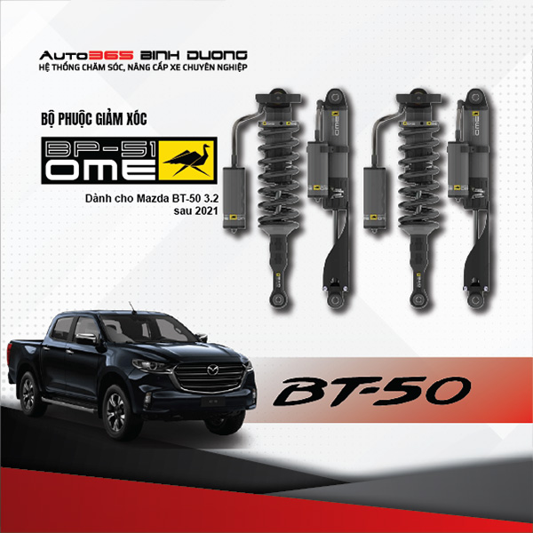 Phuộc OME BP51 Mazda BT50 Sau 2021