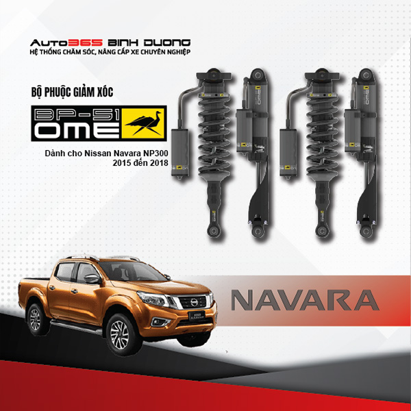 Phuộc OME BP51 Nissan Navara NP300 2015-2018