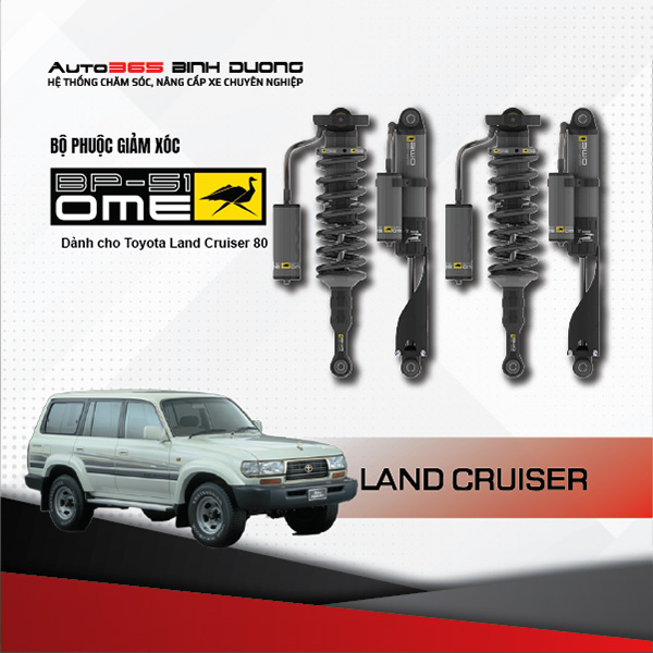 Phuộc OME BP51 Toyota Land Cruiser 80