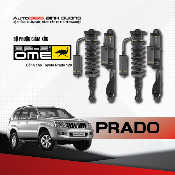 Phuộc OME BP51 Toyota Prado 120