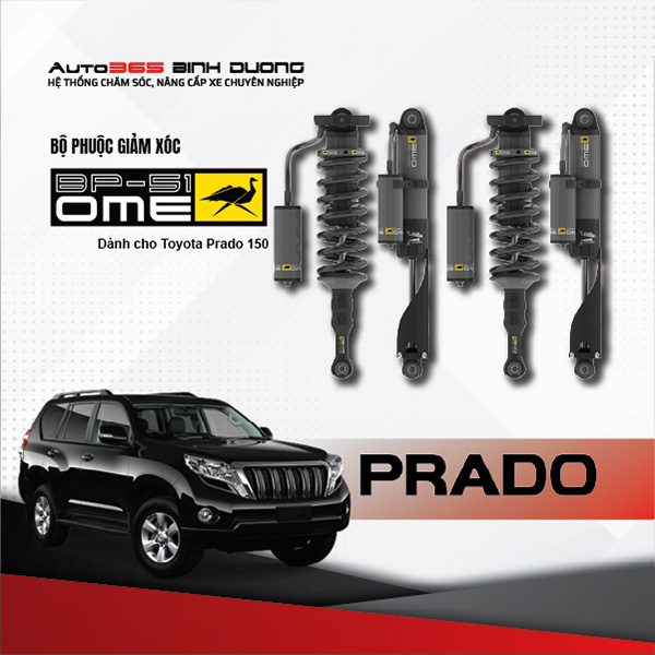 Phuộc OME BP51 Toyota Prado 150